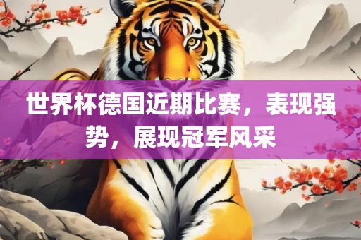 世界杯德国近期比赛，表现强势，展现冠军风采