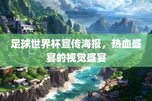 足球世界杯宣传海报，热血盛宴的视觉盛宴