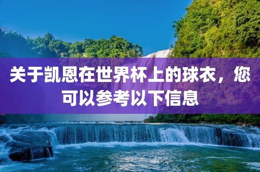 关于凯恩在世界杯上的球衣，您可以参考以下信息