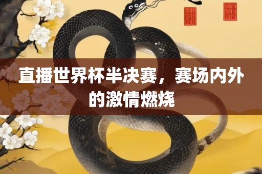 直播世界杯半决赛，赛场内外的激情燃烧