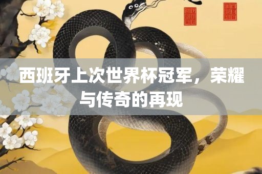 西班牙上次世界杯冠军，荣耀与传奇的再现