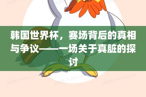 韩国世界杯，赛场背后的真相与争议——一场关于真脏的探讨