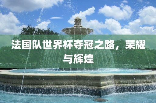 法国队世界杯夺冠之路，荣耀与辉煌