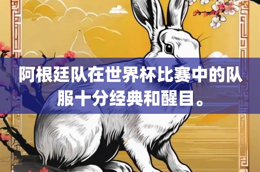 阿根廷队在世界杯比赛中的队服十分经典和醒目。