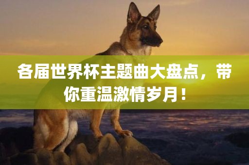 各届世界杯主题曲大盘点，带你重温激情岁月！