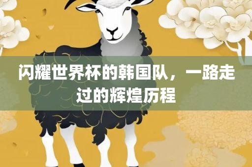 闪耀世界杯的韩国队，一路走过的辉煌历程