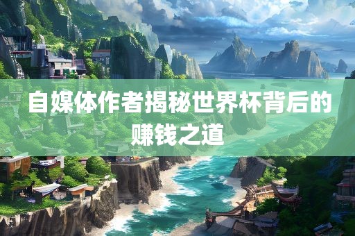 自媒体作者揭秘世界杯背后的赚钱之道