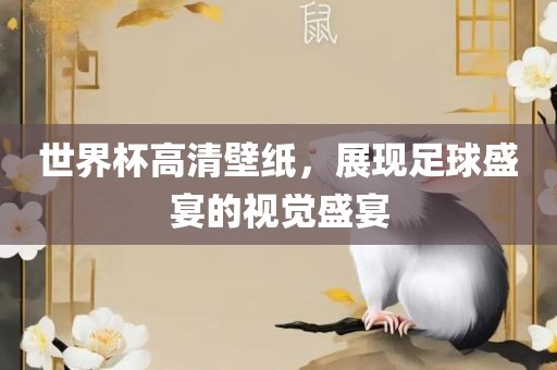 世界杯高清壁纸，展现足球盛宴的视觉盛宴