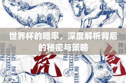 世界杯的赔率，深度解析背后的秘密与策略