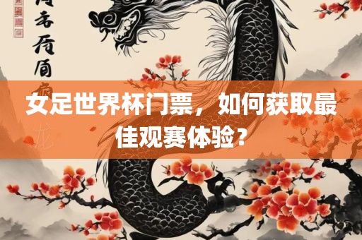 女足世界杯门票，如何获取最佳观赛体验？