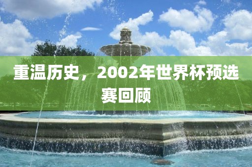 重温历史，2002年世界杯预选赛回顾