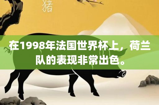 在1998年法国世界杯上，荷兰队的表现非常出色。