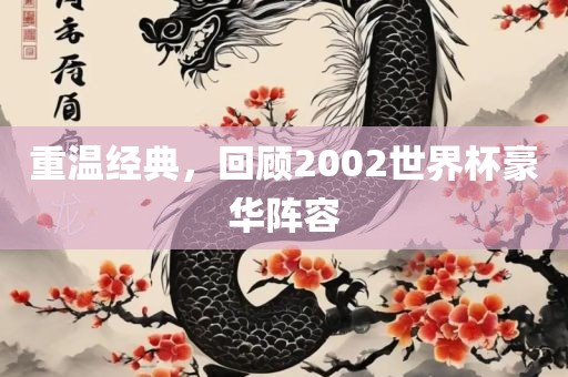 重温经典，回顾2002世界杯豪华阵容
