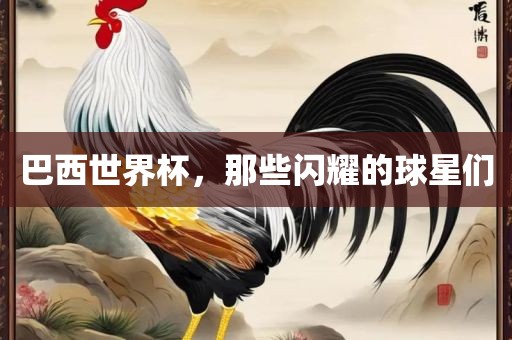 巴西世界杯，那些闪耀的球星们