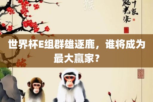 世界杯E组群雄逐鹿，谁将成为最大赢家？