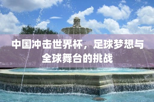 中国冲击世界杯，足球梦想与全球舞台的挑战