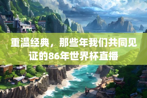 重温经典，那些年我们共同见证的86年世界杯直播