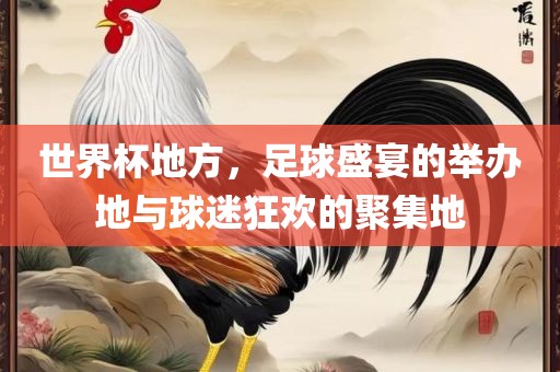 世界杯地方，足球盛宴的举办地与球迷狂欢的聚集地
