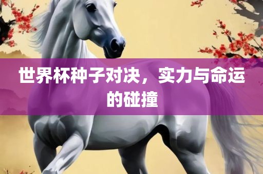 世界杯种子对决，实力与命运的碰撞