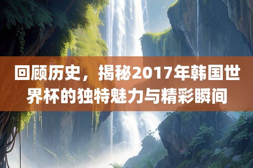 回顾历史，揭秘2017年韩国世界杯的独特魅力与精彩瞬间