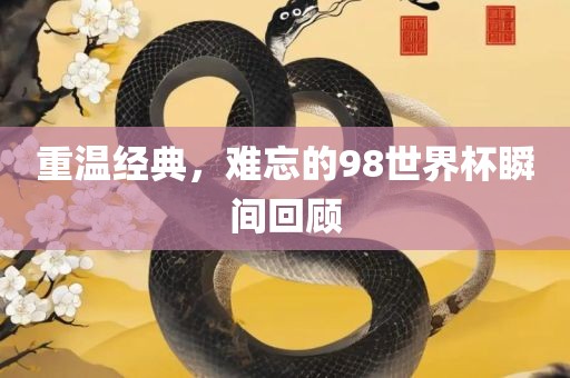 重温经典，难忘的98世界杯瞬间回顾