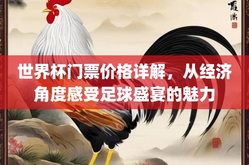 世界杯门票价格详解，从经济角度感受足球盛宴的魅力