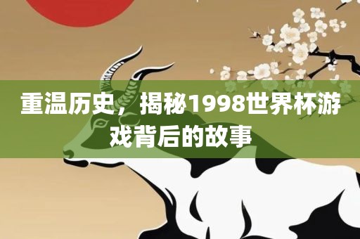 重温历史，揭秘1998世界杯游戏背后的故事