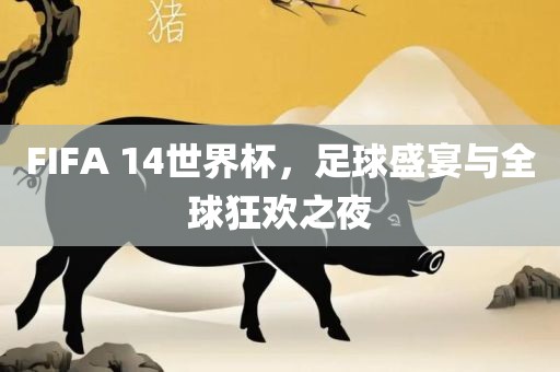 FIFA 14世界杯，足球盛宴与全球狂欢之夜