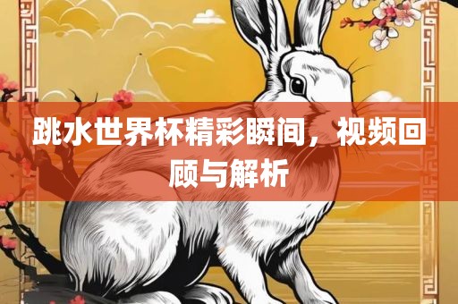 跳水世界杯精彩瞬间，视频回顾与解析