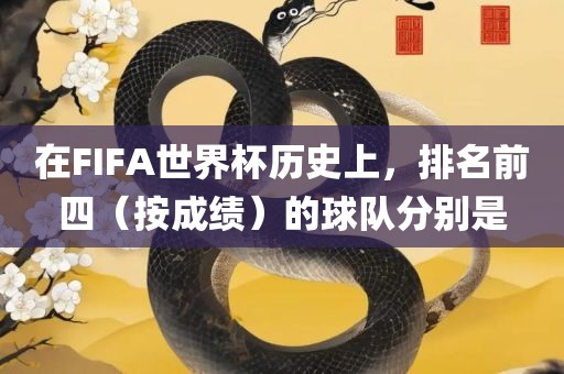 在FIFA世界杯历史上，排名前四（按成绩）的球队分别是
