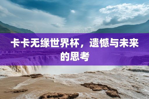 卡卡无缘世界杯，遗憾与未来的思考