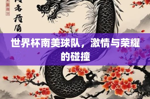 世界杯南美球队，激情与荣耀的碰撞