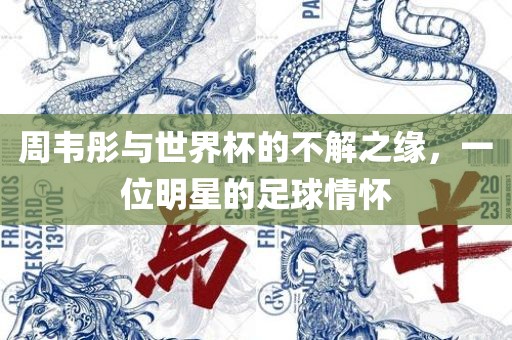 周韦彤与世界杯的不解之缘，一位明星的足球情怀