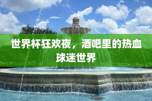 世界杯狂欢夜，酒吧里的热血球迷世界
