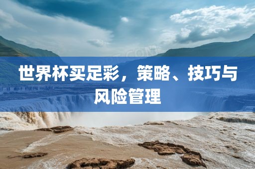 世界杯买足彩，策略、技巧与风险管理