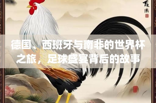 德国、西班牙与南非的世界杯之旅，足球盛宴背后的故事