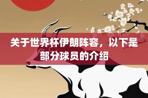 关于世界杯伊朗阵容，以下是部分球员的介绍