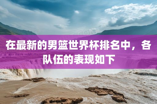 在最新的男篮世界杯排名中，各队伍的表现如下