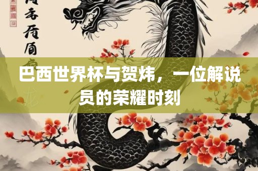 巴西世界杯与贺炜，一位解说员的荣耀时刻