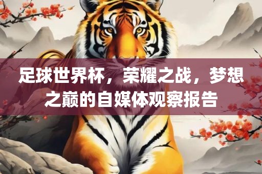 足球世界杯，荣耀之战，梦想之巅的自媒体观察报告