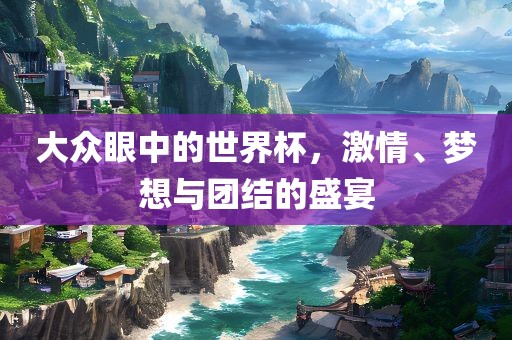 大众眼中的世界杯，激情、梦想与团结的盛宴