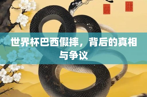 世界杯巴西假摔，背后的真相与争议