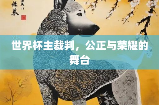 世界杯主裁判，公正与荣耀的舞台