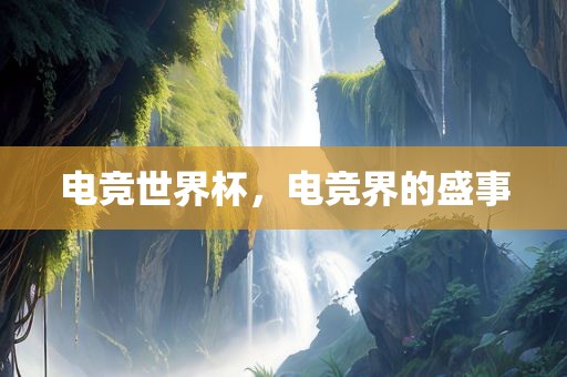 电竞世界杯，电竞界的盛事