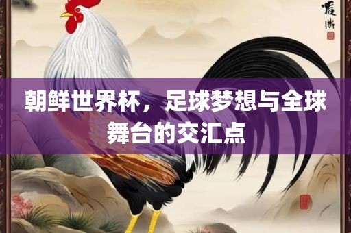 朝鲜世界杯，足球梦想与全球舞台的交汇点
