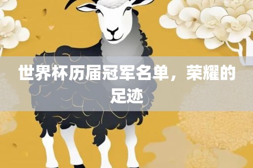 世界杯历届冠军名单，荣耀的足迹