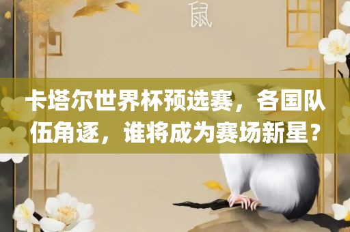卡塔尔世界杯预选赛，各国队伍角逐，谁将成为赛场新星？