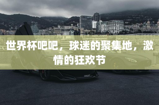 世界杯吧吧，球迷的聚集地，激情的狂欢节