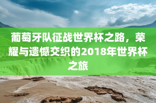 葡萄牙队征战世界杯之路，荣耀与遗憾交织的2018年世界杯之旅