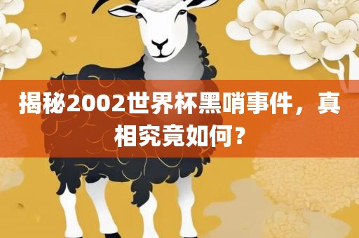 揭秘2002世界杯黑哨事件，真相究竟如何？